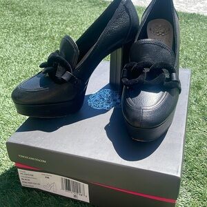 Black Vince Camuto Platform loafers